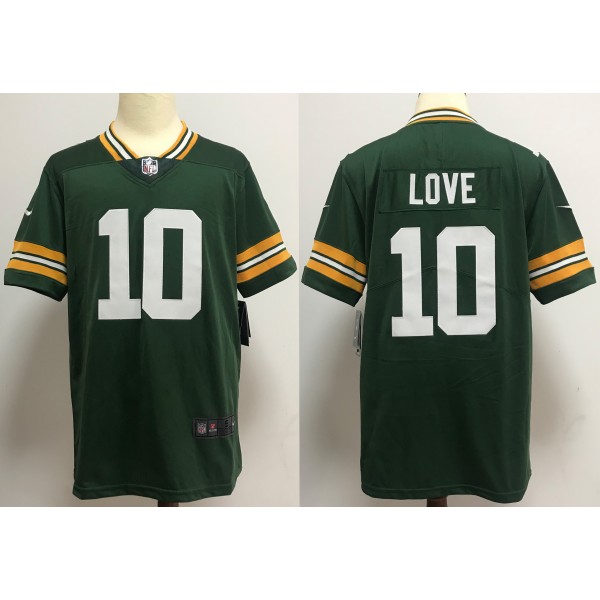 Jordan Love #10 Green Bay Packers Jersey