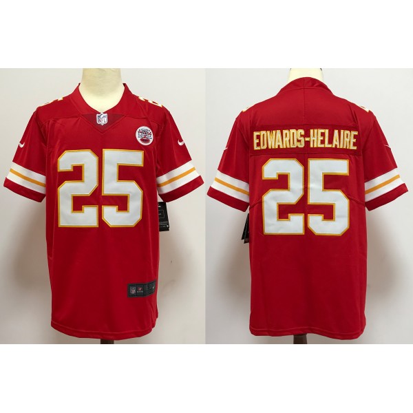 Clyde Edwards-Helaire #25 Kansas City Chiefs Jersey