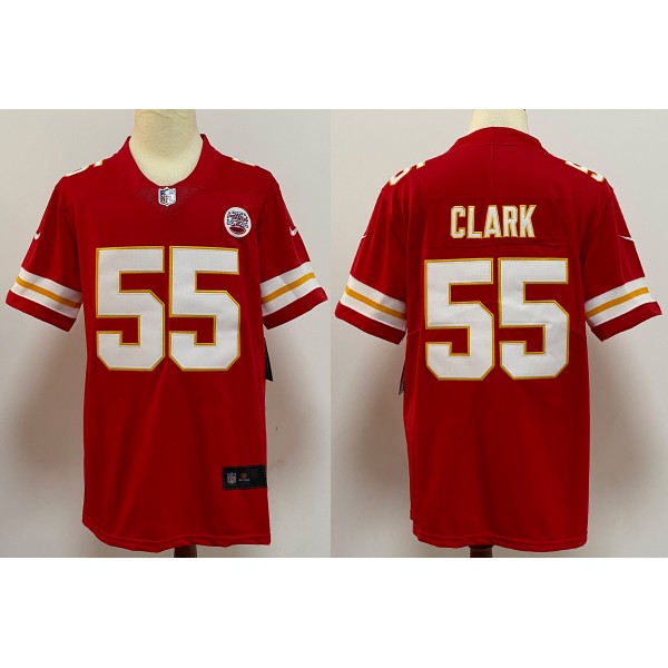 Frank Clark #55 Kansas City Chiefs Jersey