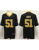 Cesar Ruiz #51 New Orleans Saints Jersey