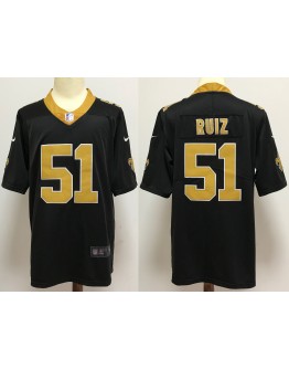 Cesar Ruiz #51 New Orleans Saints Jersey