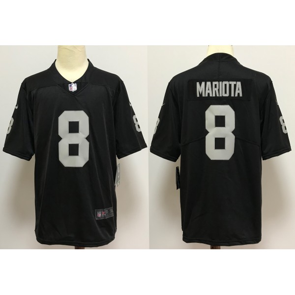 Marcus Mariota #8 Las Vegas Raiders Jersey