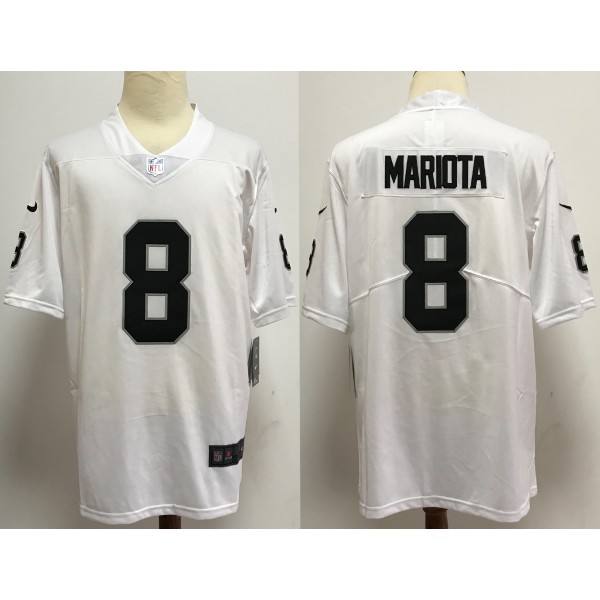 Marcus Mariota #8 Las Vegas Raiders Jersey