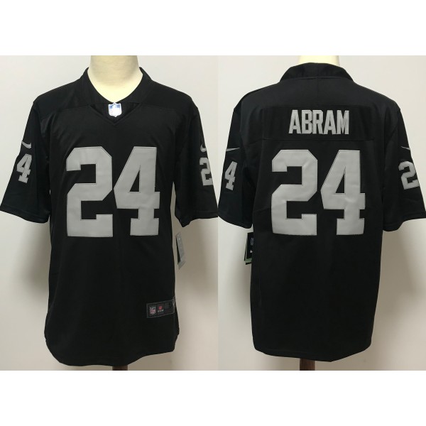 Johnathan Abram #24 Las Vegas Raiders Jersey