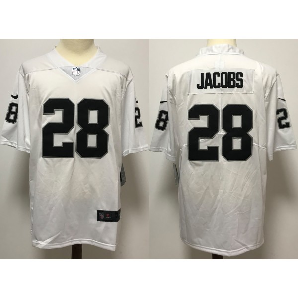 Josh Jacobs #28 Las Vegas Raiders Jersey