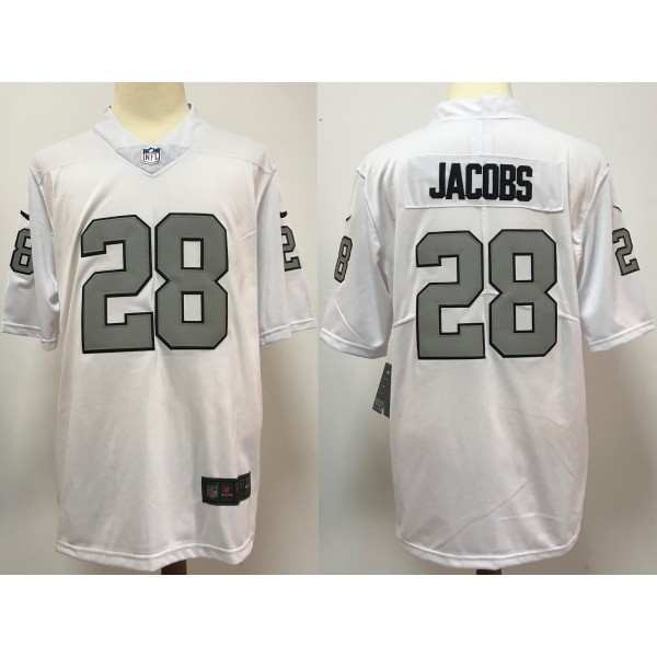 Josh Jacobs #28 Las Vegas Raiders Jersey