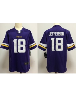 Justin Jefferson #18 Minnesota Vikings Jersey