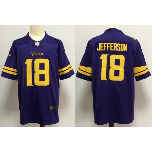 Justin Jefferson #18 Minnesota Vikings Jersey