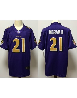 Mark Ingram II #21  Baltimore Ravens Jersey