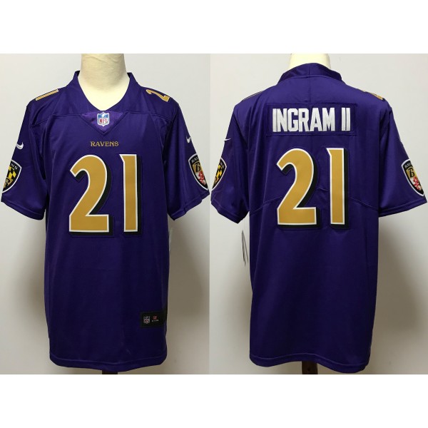 Mark Ingram II #21  Baltimore Ravens Jersey