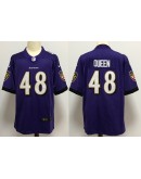 Patrick Queen #48 Baltimore Ravens Jersey