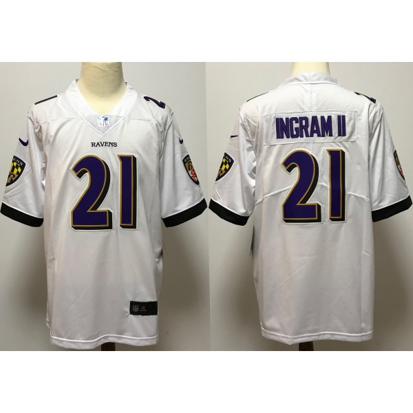 Mark Ingram II #21  Baltimore Ravens Jersey