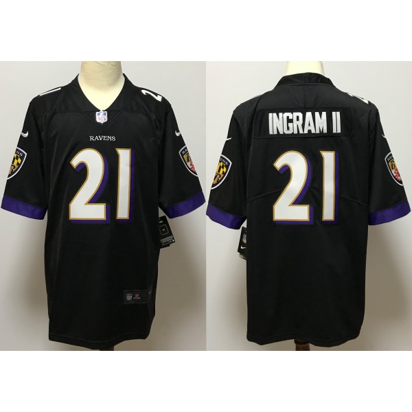 Mark Ingram II #21  Baltimore Ravens Jersey