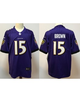 Marquise Brown #15 Baltimore Ravens Jersey