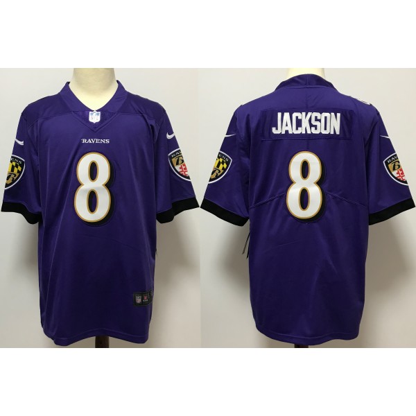 Lamar Jackson #8 Baltimore Ravens Jersey