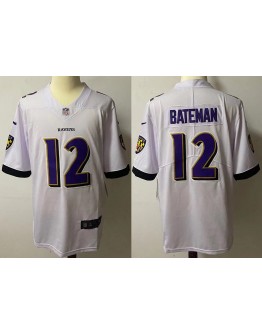 Rashod Bateman #12  Baltimore Ravens Jersey