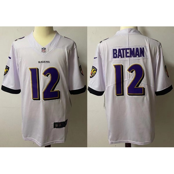 Rashod Bateman #12  Baltimore Ravens Jersey