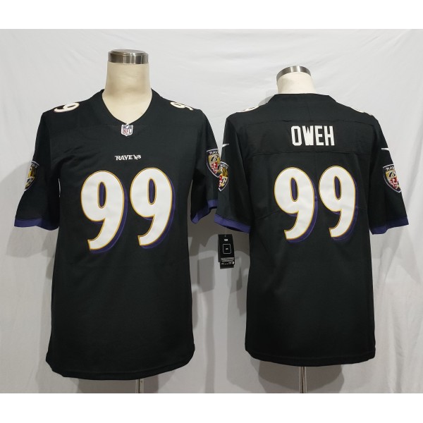 Odafe Oweh #99 Baltimore Ravens Jersey