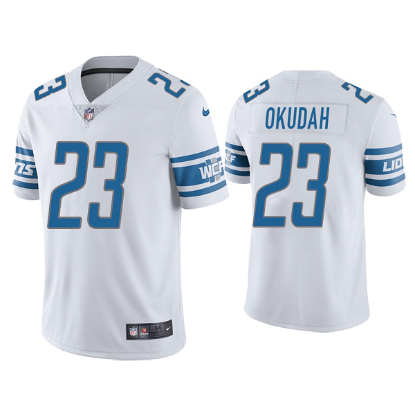 Jeff Okudah #23 Detroit Lions Jersey