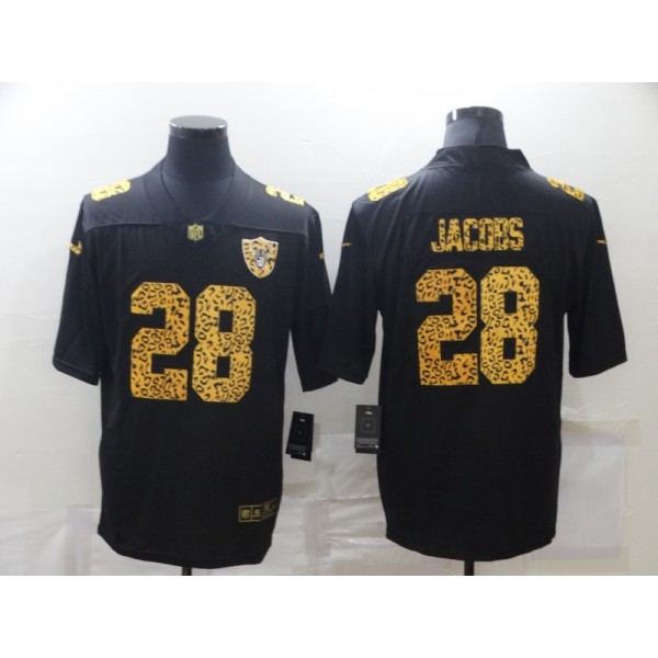 Josh Jacobs #28  Las Vegas Raiders Jersey