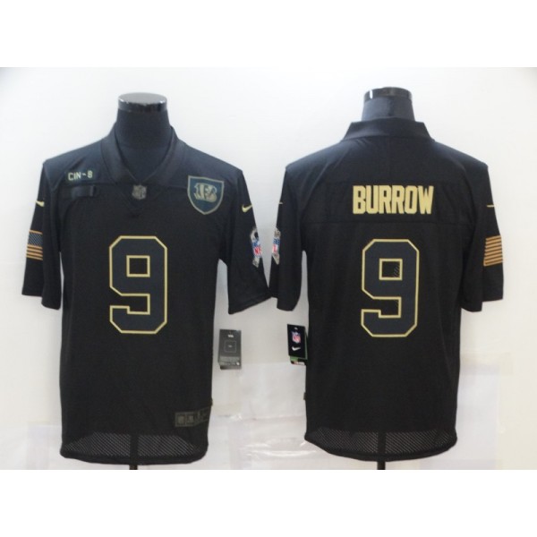  Joe Burrow #9 Cincinnati Bengals Jersey