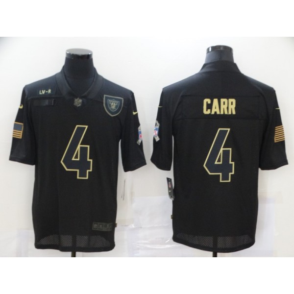 Derek Carr #4 Las Vegas Raiders Jersey