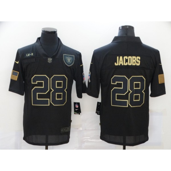 Josh Jacobs #28 Las Vegas Raiders Jersey