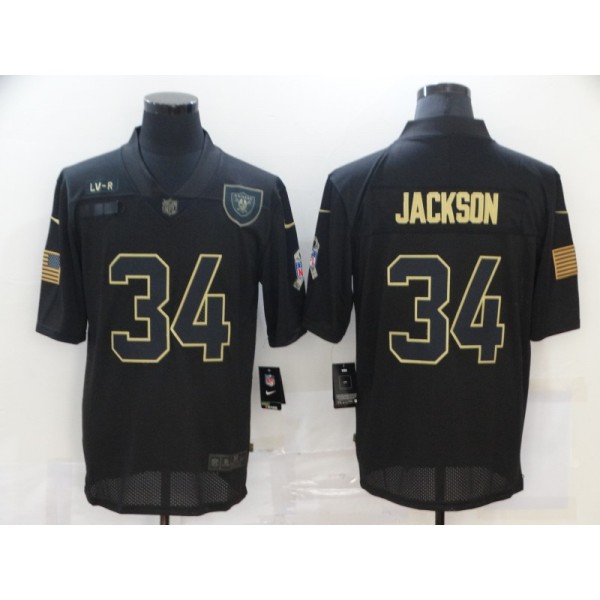 Bo Jackson #34 Las Vegas Raiders Jersey