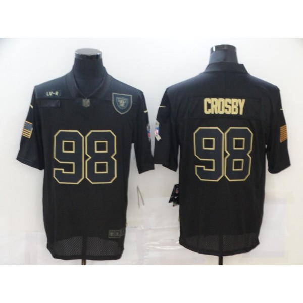 Maxx Crosby #98 Las Vegas Raiders Jersey