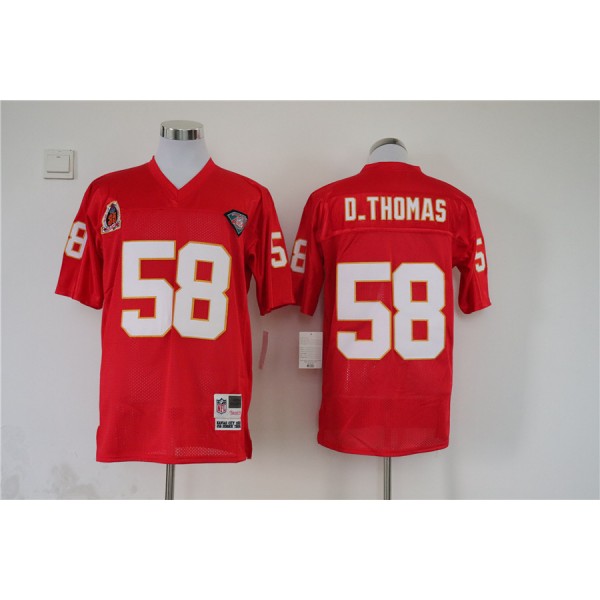 Devon Thomas #58 Kansas City Chiefs Jersey