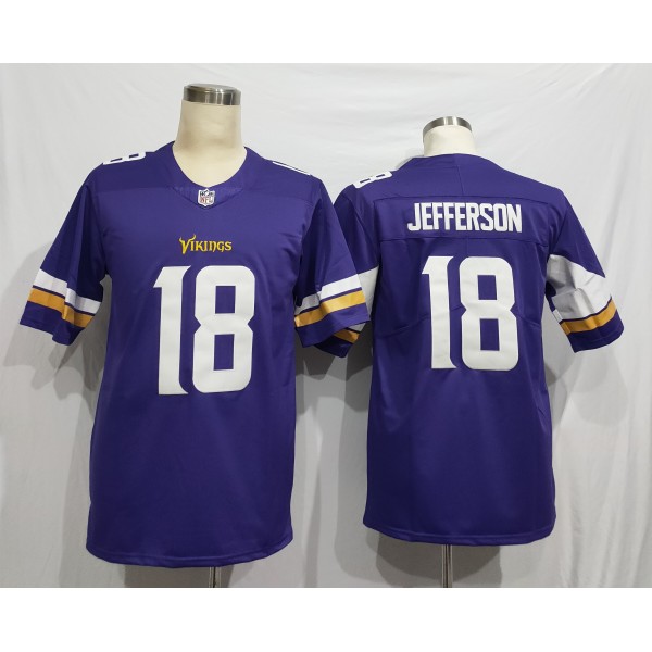 Justin Jefferson #18 Minnesota Vikings Jersey