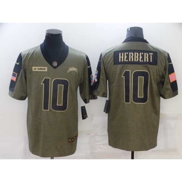 Justin Herbert #10 Los Angeles Chargers Jersey