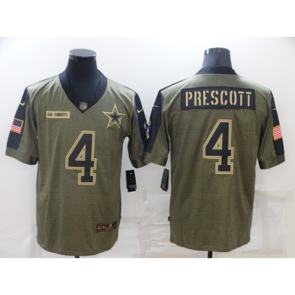 Dak Prescott #4 Dallas Cowboys Jersey