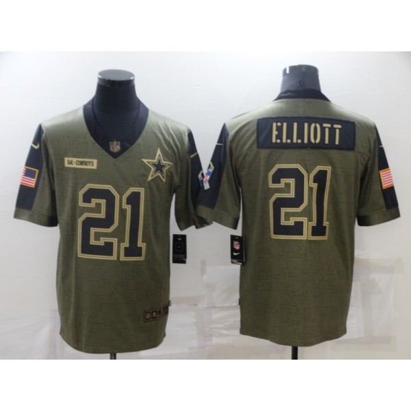 Ezekiel Elliott #21 Dallas Cowboys Jersey