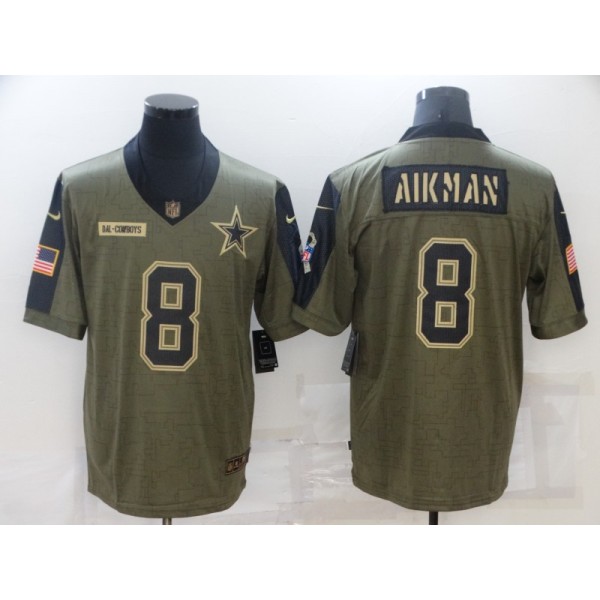 Troy Aikman #8 Dallas Cowboys Jersey