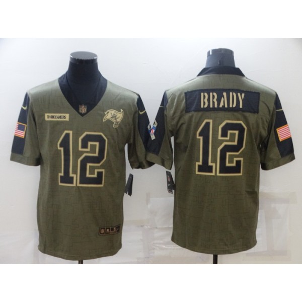 Tom Brady #12 Tampa Bay Buccaneers Jersey