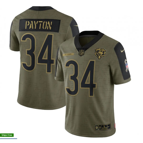 Walter Payton #34 Chicago Bears Jersey