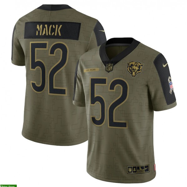 Khalil Mack #52 Chicago Bears Jersey