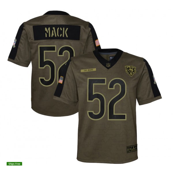 Khalil Mack #52 Chicago Bears Jersey