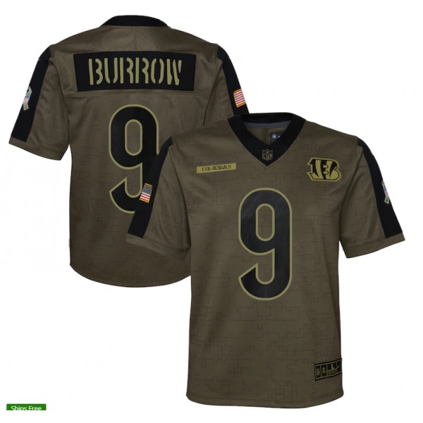  Joe Burrow #9 Cincinnati Bengals Jersey