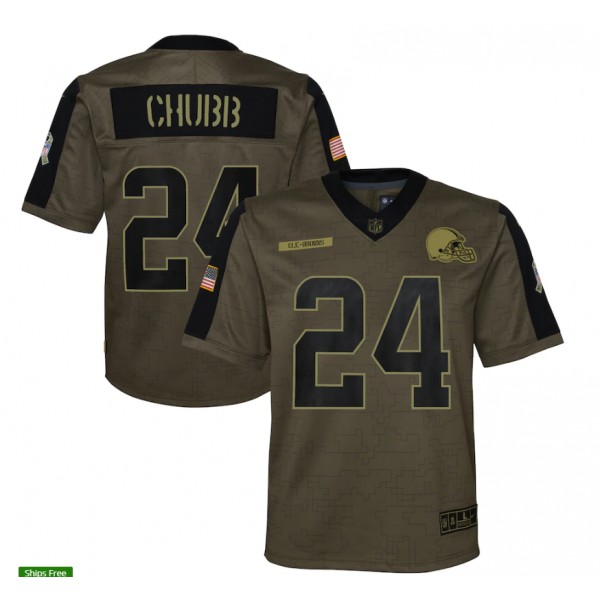 Nick Chubb #24 Cleveland Browns Jersey