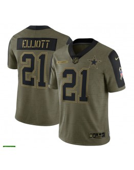 Ezekiel Elliott #21 Dallas Cowboys Jersey