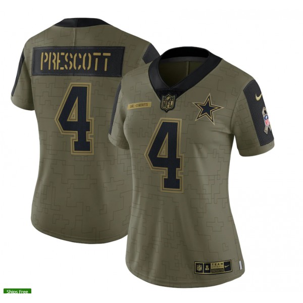 Dak Prescott #4 Dallas Cowboys Jersey