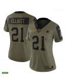 Ezekiel Elliott #21 Dallas Cowboys Jersey