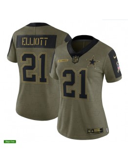 Ezekiel Elliott #21 Dallas Cowboys Jersey