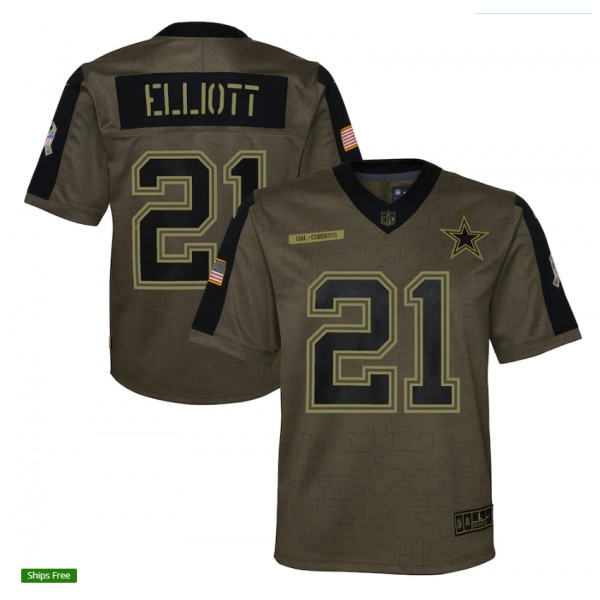 Ezekiel Elliott #21 Dallas Cowboys Jersey