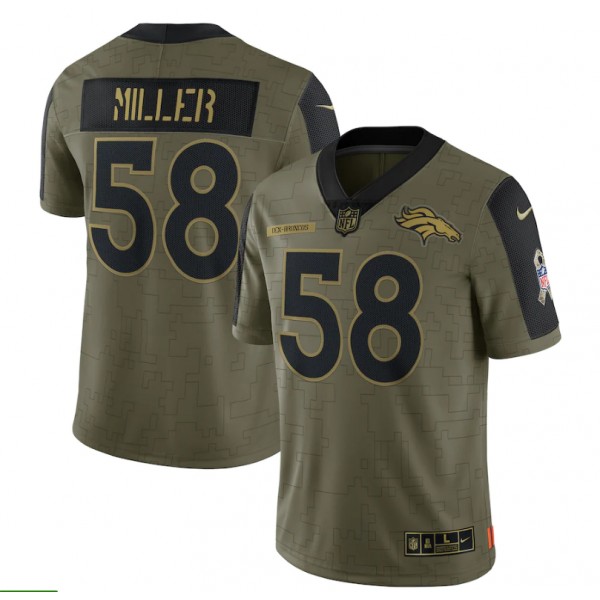 Von Miller #58 Denver Broncos Jersey