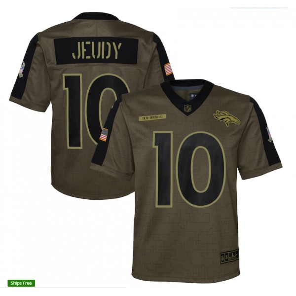 Jerry Jeudy #10 Denver Broncos Jersey