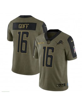 Jared Goff #16 Detroit Lions Jersey