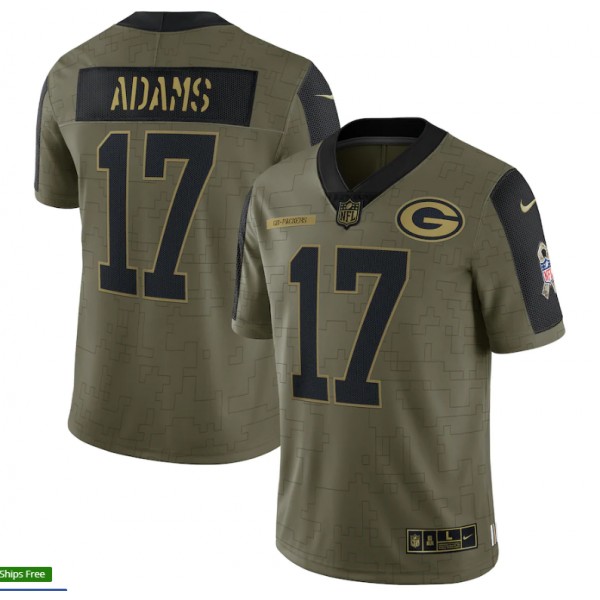 Davante Adams #17 Green Bay Packers Jersey